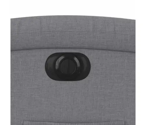 Atsistojantis Atlošiamas Krėslas, Šviesiai Pilkas, Audinys