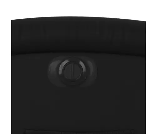 Elektrinis Atlošiamas Krėslas, Juodos Spalvos, Dirbtinė Oda