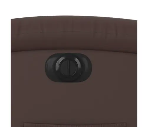 Elektrisks Atpūtas Krēsls, Brūna Mākslīgā Āda Vidaxl