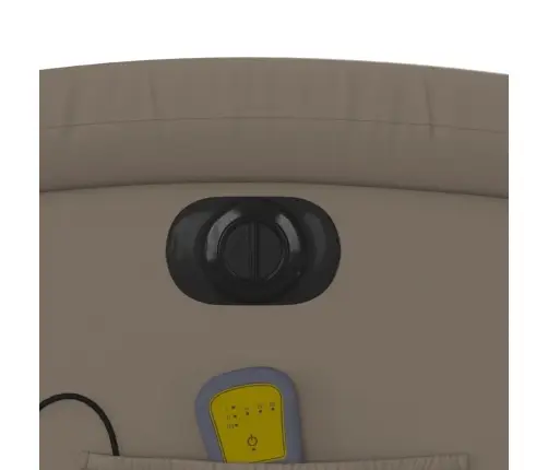 Elektrinis Atlošiamas Masažinis Krėslas, Kapučino, Dirbtinė Oda