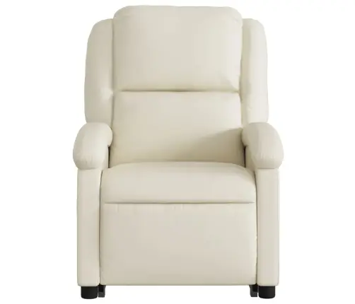 Püsti Tõusmist Toetav Tugitool, Kreemjas, Kunstnahk