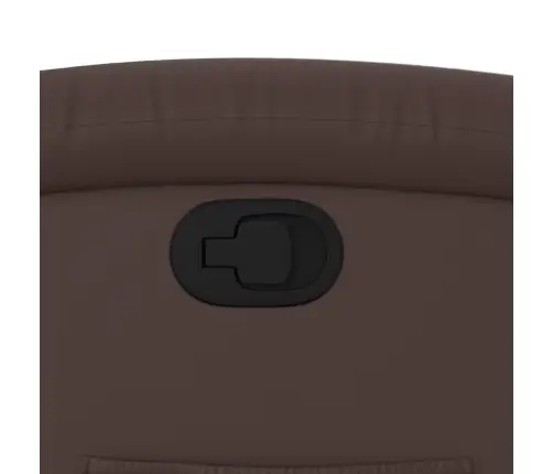 Atpūtas Krēsls, Paceļams, Atgāžams, Brūna Mākslīgā Āda Vidaxl