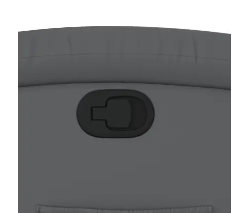 Atpūtas Krēsls, Paceļams, Atgāžams, Pelēka Mākslīgā Āda Vidaxl