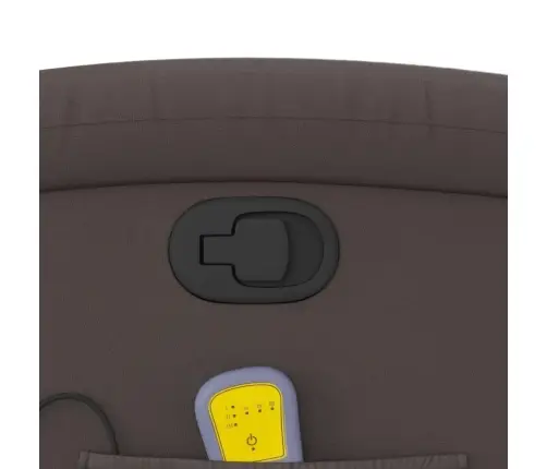 Püsti Tõusmist Toetav Massaažitool, Tumepruun, Ehtne Nahk