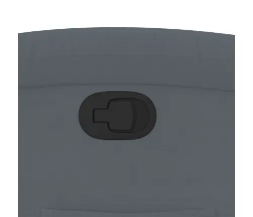 Atpūtas Krēsls, Paceļams, Atgāžams, Tumši Pelēks Samts Vidaxl