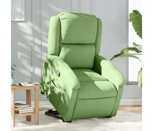 Atsistojantis Atlošiamas Krėslas, Šviesiai Žalias, Aksomas