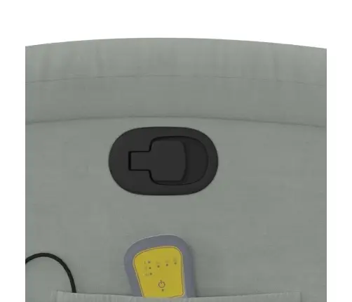 Püsti Tõusmist Toetav Massaažitool, Helehall, Samet