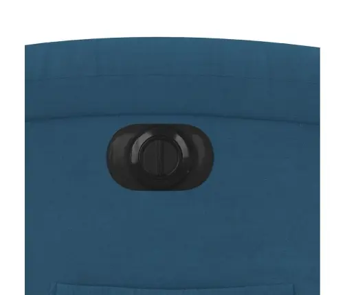 Elektrisks Atpūtas Krēsls, Paceļams, Atgāžams, Zils Samts Vidaxl