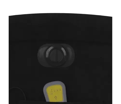 Elektrinis Atsistojantis Masažinis Krėslas, Juodas, Aksomas