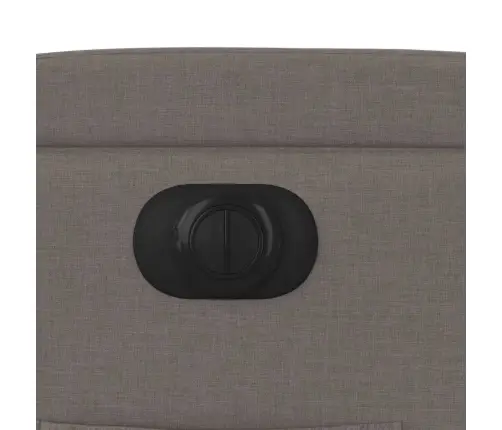 Elektrinis Atlošiamas Krėslas, Taupe Spalvos, Audinys