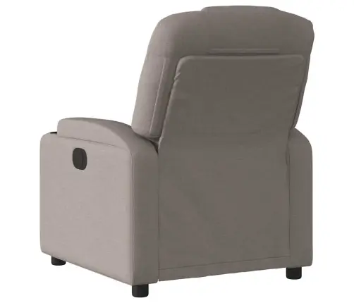 Elektrinis Atlošiamas Krėslas, Taupe Spalvos, Audinys