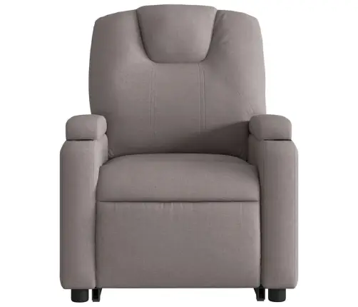 Elektrinis Atsistojantis Atlošiamas Krėslas, Taupe, Audinys