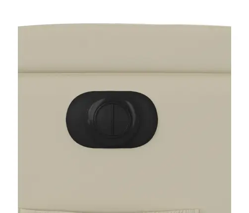 Elektrisks Atpūtas Krēsls, Atgāžams, Krēmkrāsas Mākslīgā Āda Vidaxl