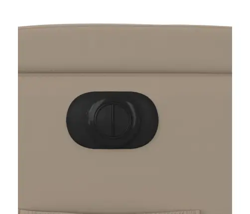 Elektrisks Atpūtas Krēsls, Kapučīno Krāsas Mākslīgā Āda Vidaxl