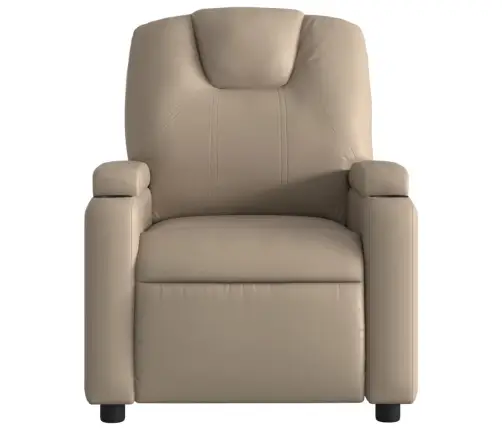 Elektrisks Atpūtas Krēsls, Kapučīno Krāsas Mākslīgā Āda Vidaxl