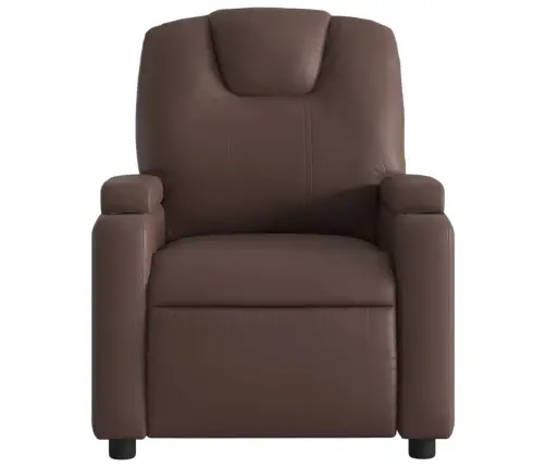 Elektrisks Masāžas Krēsls, Atgāžams, Brūna Mākslīgā Āda Vidaxl