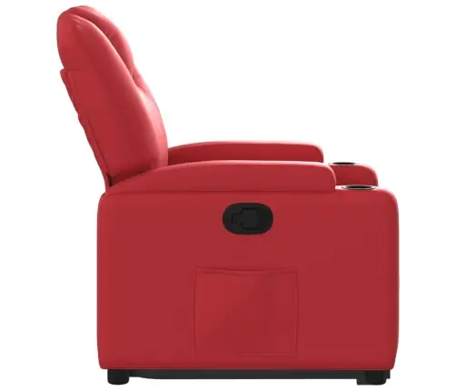 Püstitõusmist Toetav Tugitool, Punane, Kunstnahk