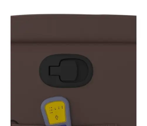 Masāžas Krēsls, Paceļams, Atgāžams, Brūna Mākslīgā Āda Vidaxl