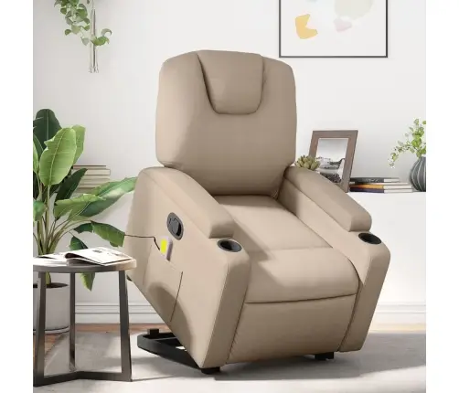 Püstitõusmist Toetav Tugitool, Cappuccino, Kunstnahk