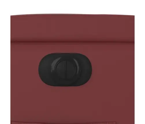 Elektrisks Atpūtas Krēsls, Paceļams, Vīnsarkana Mākslīgā Āda Vidaxl