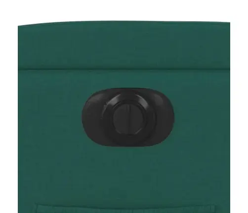 Elektrinis Atlošiamas Krėslas, Tamsiai Žalios Spalvos, Audinys