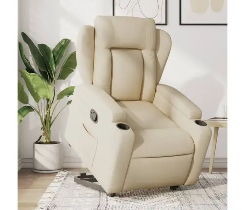 Püsti Tõusmist Toetav Tugitool, Kreemjas, Kangas