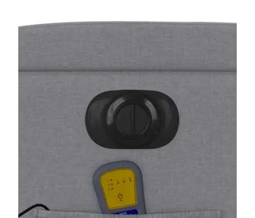 Atsistojantis Masažinis Krėslas, Šviesiai Pilkas, Audinys Atsistojantis Masažinis Krėslas, Šviesiai Pilkas, Audinys