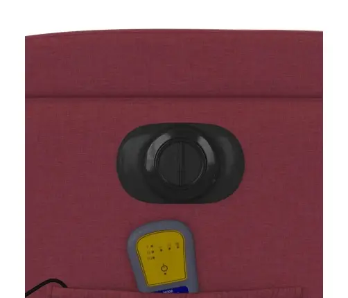 Elektriline Püstitõusmist Toetav Massaažitool, Veinipunane