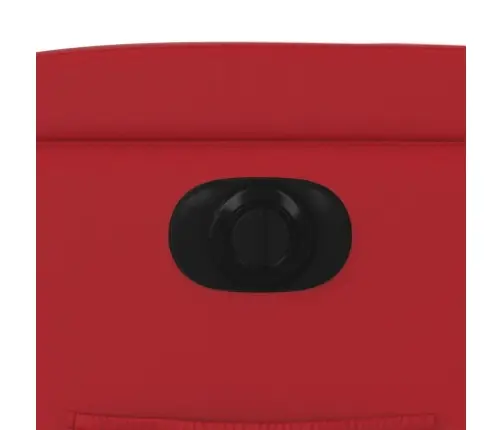 Elektrinis Atlošiamas Krėslas, Raudonos Spalvos, Dirbtinė Oda