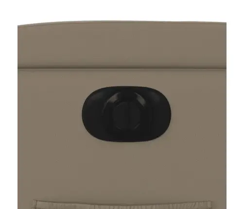 Elektrinis Atlošiamas Krėslas, Kapučino Spalvos, Dirbtinė Oda