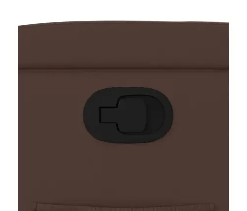 Atpūtas Krēsls, Paceļams, Atgāžams, Brūna Mākslīgā Āda Vidaxl