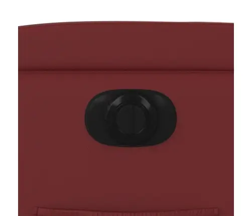 Elektrisks Atpūtas Krēsls, Paceļams, Vīnsarkana Mākslīgā Āda Vidaxl