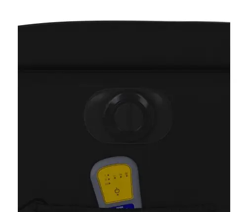 Elektrisks Masāžas Krēsls Paceļams/Atgāžams, Melna Mākslīgā Āda Vidaxl