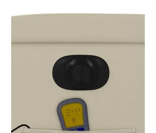 Elektriline Püstitõusmist Toetav Massaažitool, Kreemjas