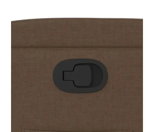 Atpūtas Krēsls, Paceļams, Atgāžams, Brūns Audums Vidaxl