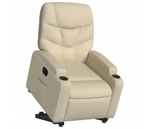 Elektriline Püstitõusmist Toetav Tugitool, Kreemjas, Kangas