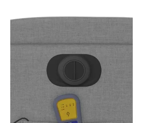 Elektriline Püsti Tõusmist Toetav Massaažitool, Helehall Kangas