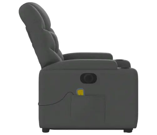 Elektrisks Masāžas Krēsls, Paceļams, Atgāžams, Pelēks Audums Vidaxl Elektrisks Masāžas Krēsls, Paceļams, Atgāžams, Pelēks Audums Vidaxl