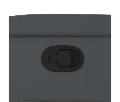 Atpūtas Krēsls, Paceļams, Atgāžams, Pelēka Mākslīgā Āda Vidaxl