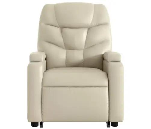 Masāžas Krēsls, Paceļams, Atgāžams, Krēmkrāsas Mākslīgā Āda Vidaxl Masāžas Krēsls, Paceļams, Atgāžams, Krēmkrāsas Mākslīgā Āda Vidaxl