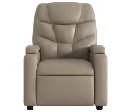 Atsistojantis Masažinis Krėslas, Kapučino, Dirbtinė Oda