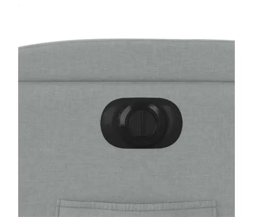 Elektrinis Atlošiamas Krėslas, Šviesiai Pilkos Spalvos, Audinys