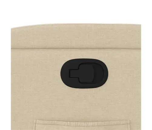 Atsistojantis Atlošiamas Krėslas, Kreminės Spalvos, Audinys