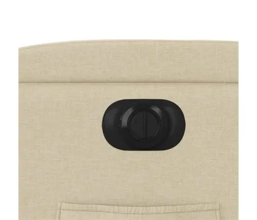 Elektrinis Atsistojantis Atlošiamas Krėslas, Kreminis, Audinys