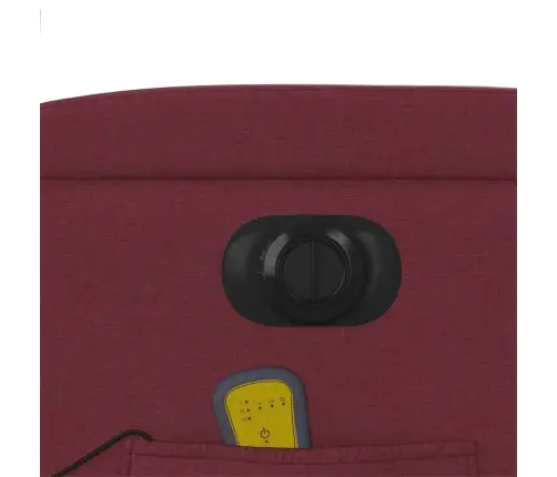 Elektriline Püstitõusmist Toetav Massaažitool, Veinipunane