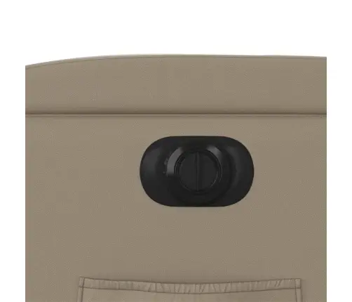 Elektrinis Atlošiamas Krėslas, Kapučino Spalvos, Dirbtinė Oda