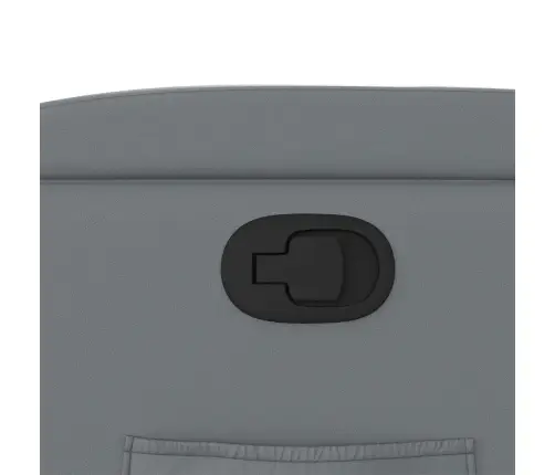 Atpūtas Krēsls, Paceļams, Atgāžams, Pelēka Mākslīgā Āda Vidaxl