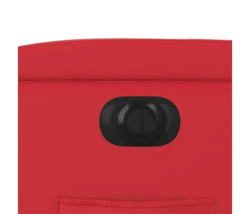 Atpūtas Krēsls, Paceļams, Atgāžams, Sarkana Mākslīgā Āda Vidaxl