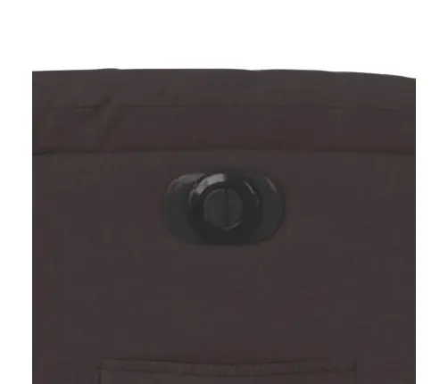 Elektrisks Atpūtas Krēsls, Atgāžams, Tumši Brūns Audums Vidaxl