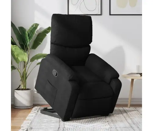 Püsti Tõusmist Toetav Tugitool, Must, Kangas